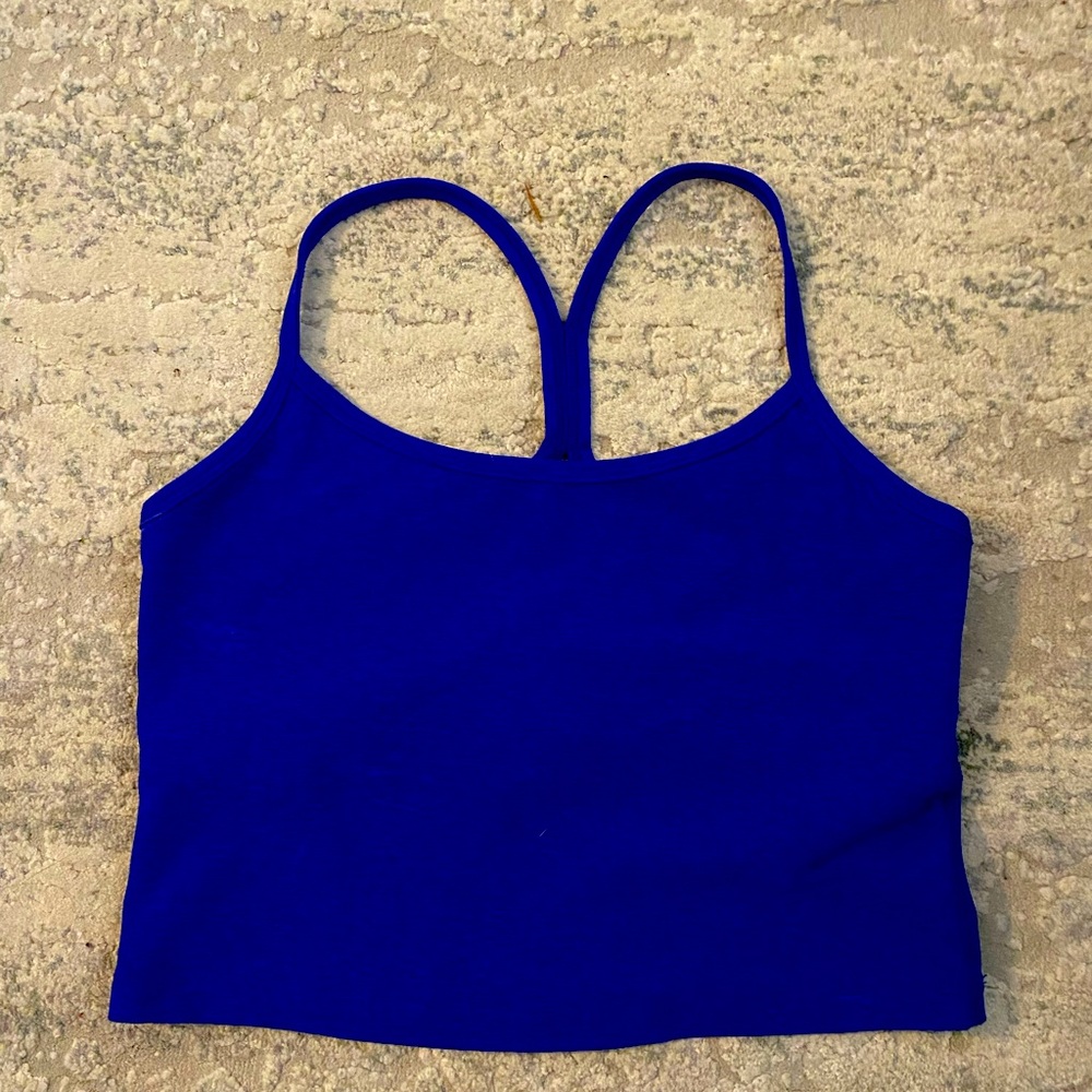 Spacedye Slim Racerback Cropped Tank